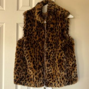 J. Crew Faux Fur Vest